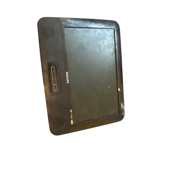 Vintage Philips Portable DVD Player Car Player Snaps Back Of Seat Black - Picture 1 of 4